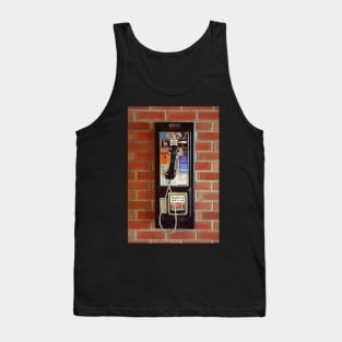 Vintage NYC street telephone Tank Top